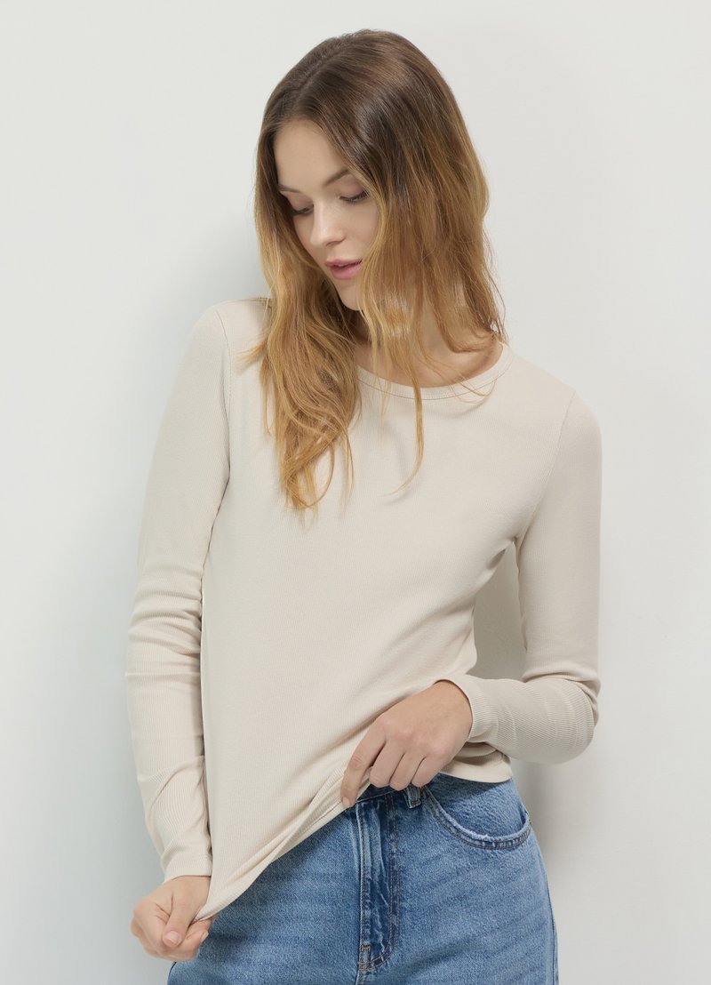 Calliope GIROCOLLO  - Maglietta a manica lunga - sabbia chiaro