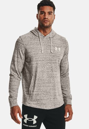 Under Armour RIVAL TERRY  - Hoodie - white