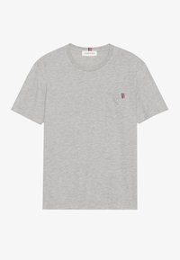 Pier One 2 PACK  - T-shirts - black/mottled grey
