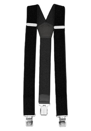 Fabio Farini HOSENTRÄGER 4CM BREITE Y-FORM VERSTELLBARE LÄNGE MIT CLIPVERSCHLUSS - Other accessories - schwarz