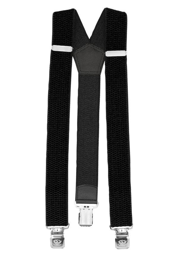 HOSENTRÄGER 4CM BREITE Y-FORM VERSTELLBARE LÄNGE MIT CLIPVERSCHLUSS - Sonstige Accessoires - schwarz