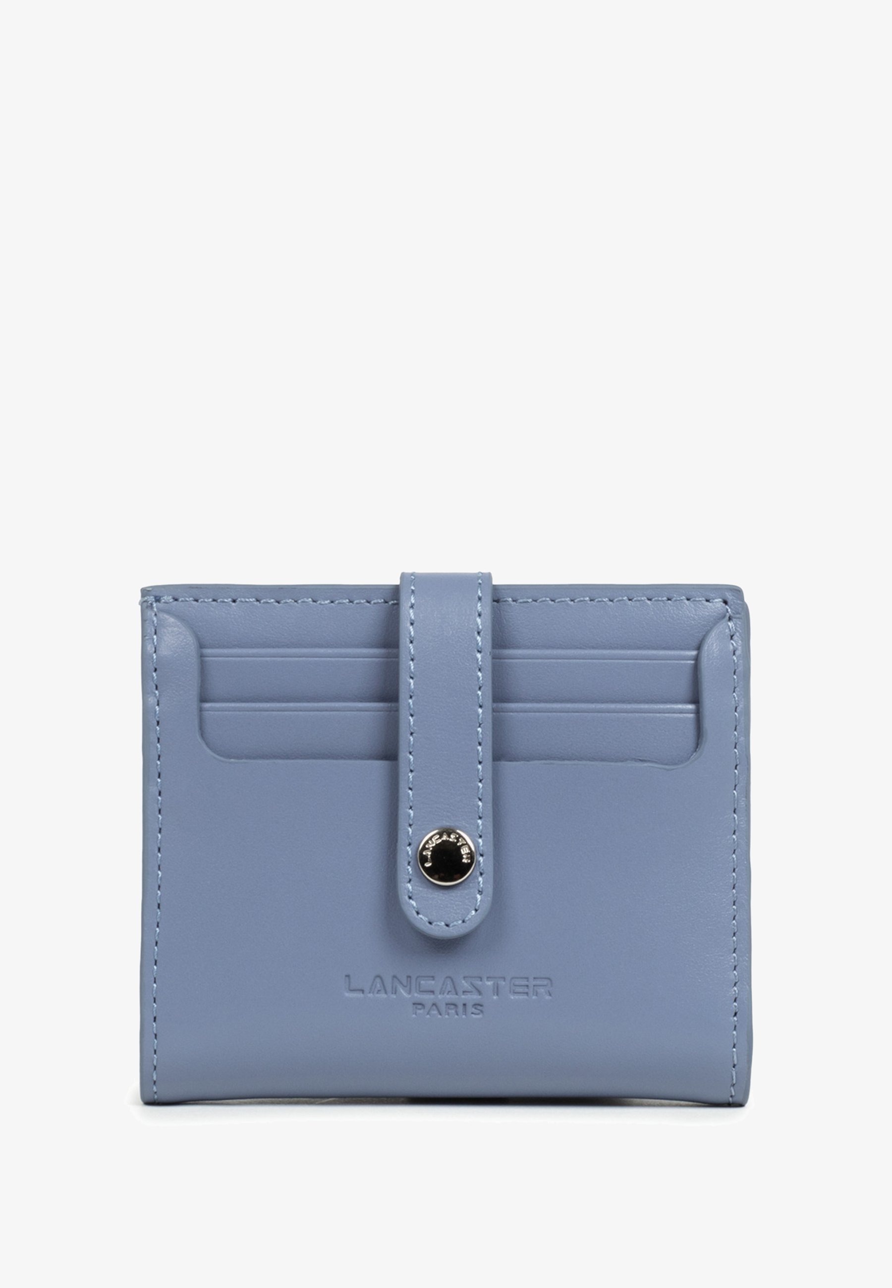 LANCASTER Étui pour cartes de visite bleu givré/bleu