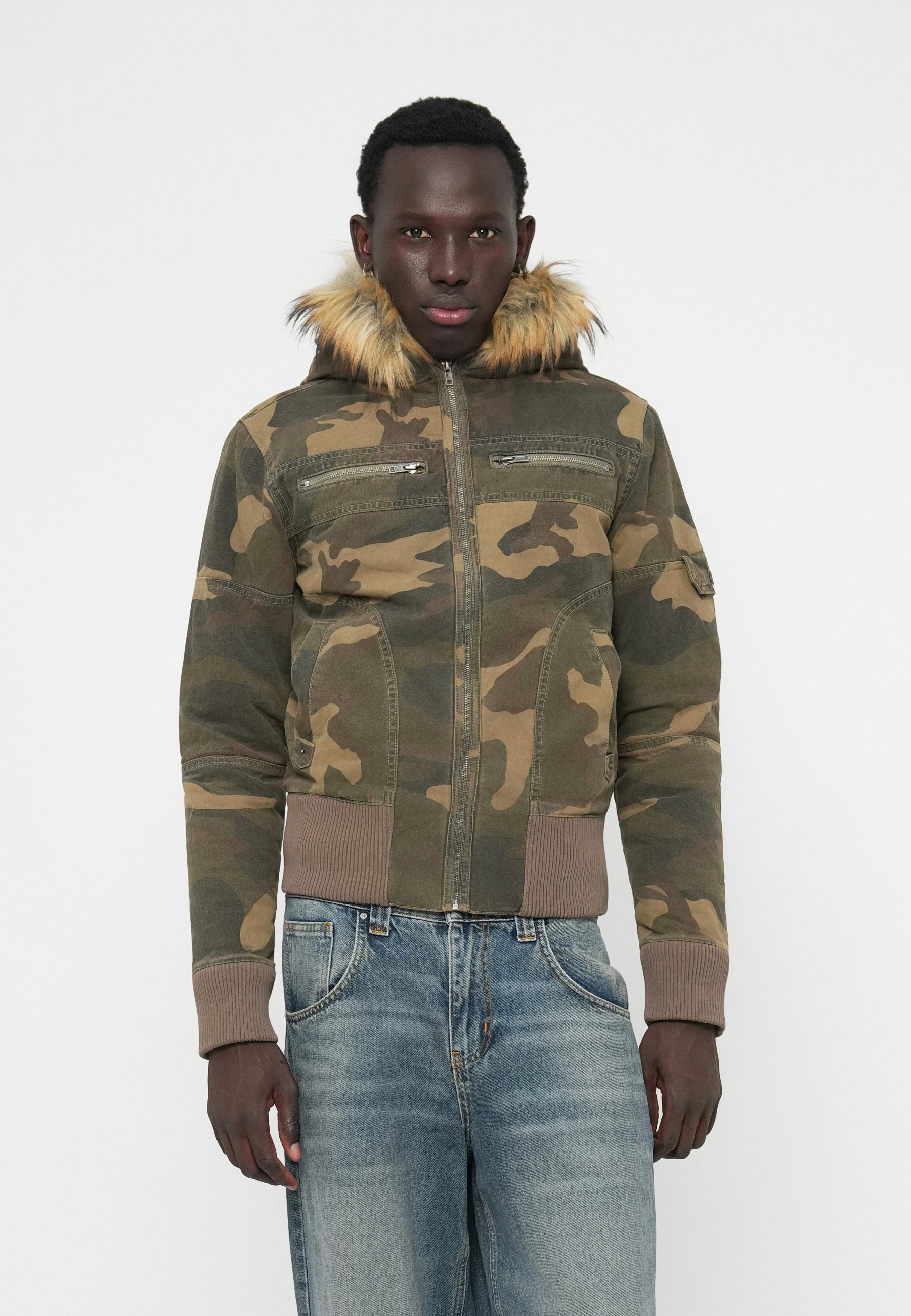 Jaded London CAMO JACKET UNISEX - Bomber Jacket - green - Zalando