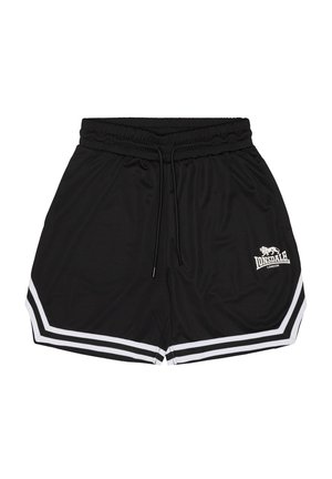 LONSDALE UNISEX SHORTS NORMALE PASSFORM STENSCHOLL - Shorts - black white