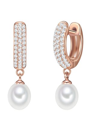 CREOLEN SÜSSWASSER - Earrings - rose gold-coloured