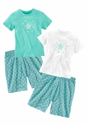 2PACK SET - Nachtwäsche Set - mint weiß