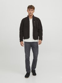 Jack & Jones JJICLARK JJEVAN - Jeans a sigaretta - black denim