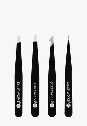 4 PIECE COMBINATION TWEEZER SET - Make-upset - black