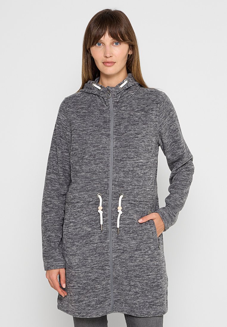 dreimaster Halflange jas grijs dreimaster Halflange jas grijs