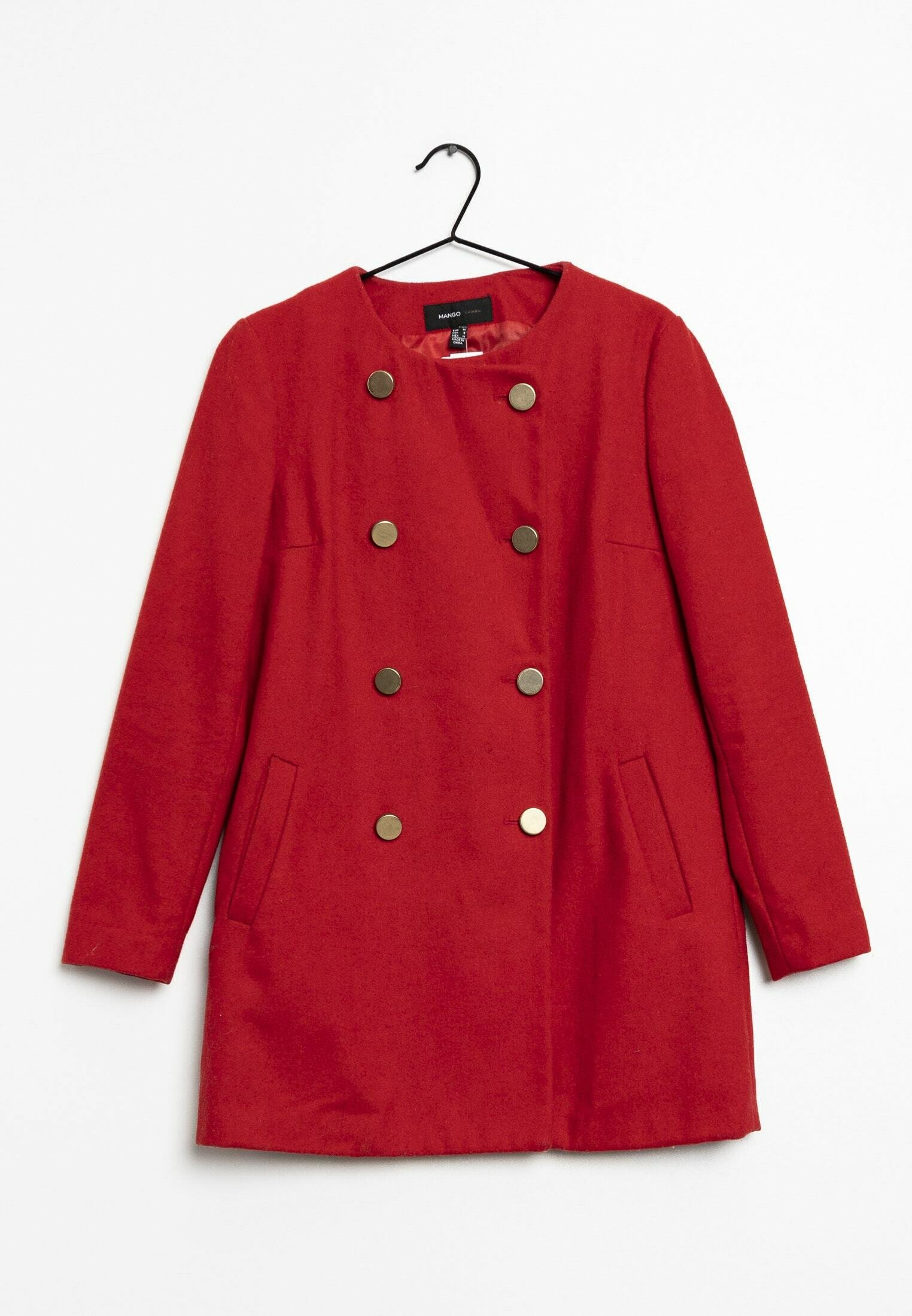 Mango Klassischer Mantel red/rot (Pre-owned)