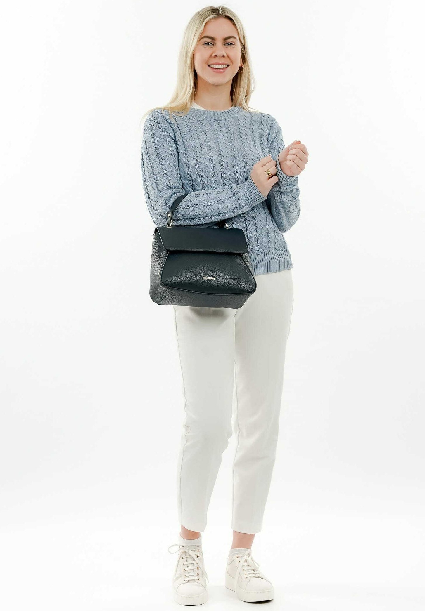 Emily & Noah Borsa Donna E&N Enie 64994 Bicolore, In Materiale Sintetico, Tracolla Regolabile E Rimovibile, Zip - 2