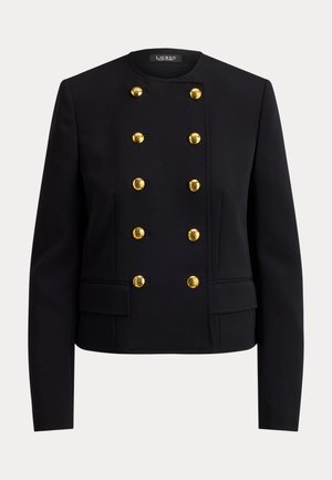Lauren Ralph Lauren, DOUBLE BREASTED SABLÉ CREPE JACKET - Σακάκι - black