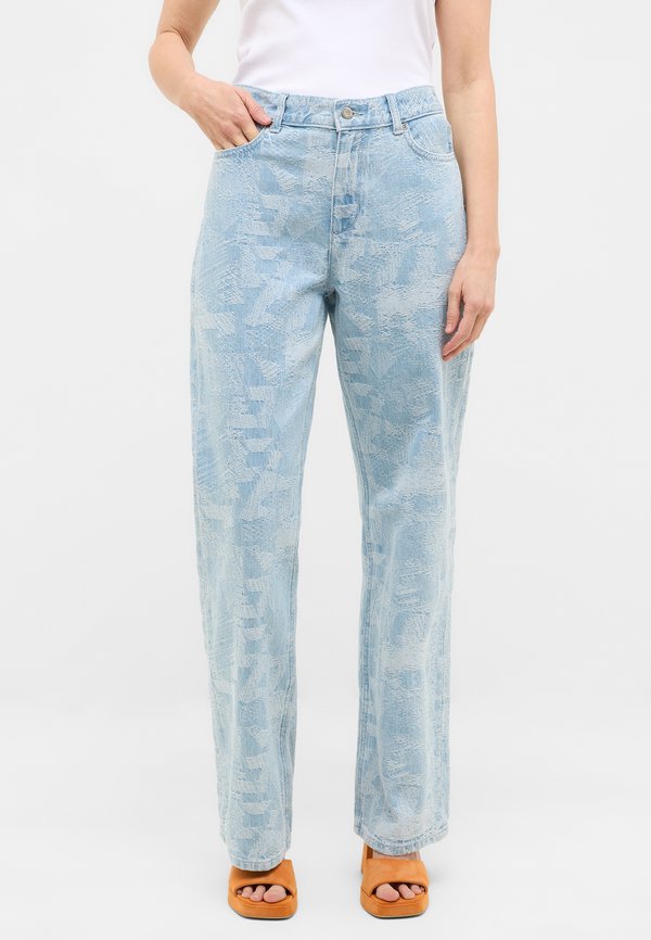 WIDE - Flared Jeans - blau
