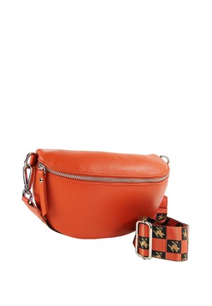 DrachenLeder Gürteltasche - orange