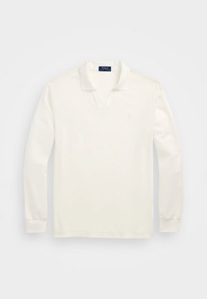 Polo Ralph Lauren CUSTOM SLIM SOFT COTTON POLO SHIRT - Langærmet T-shirt - pale cream