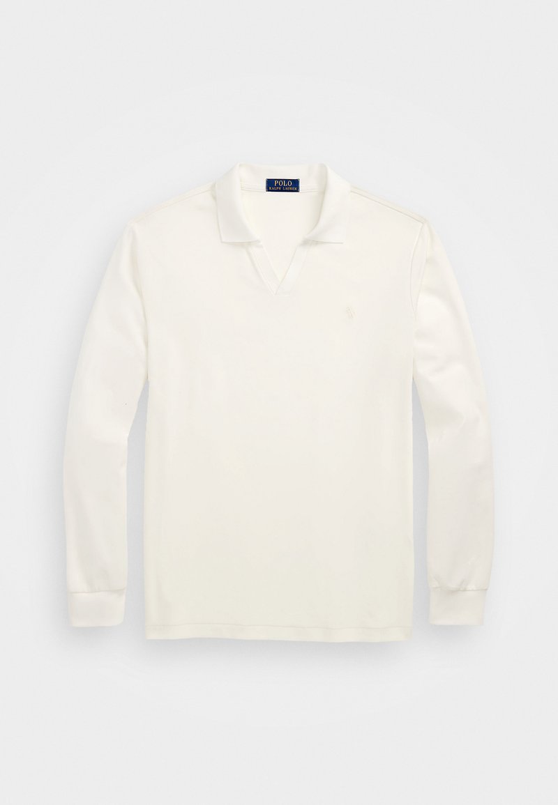 Polo Ralph Lauren CUSTOM SLIM SOFT COTTON POLO SHIRT - Langarmshirt - pale cream