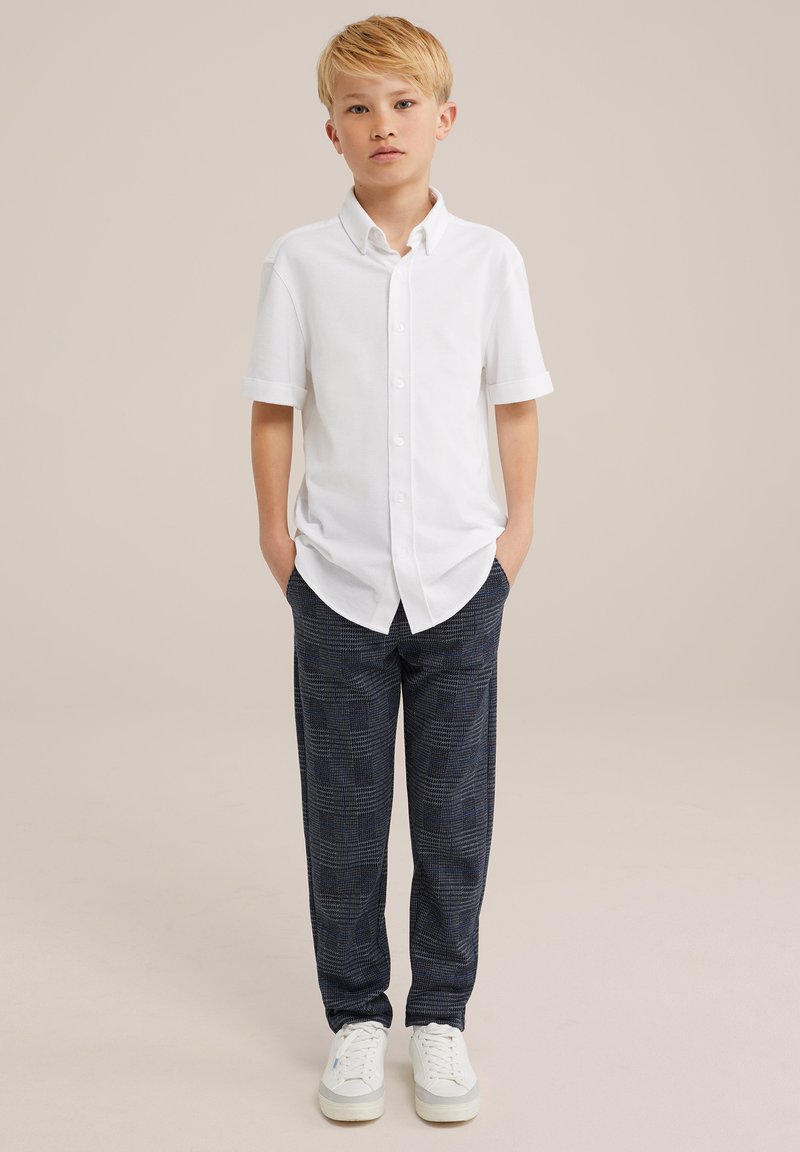 WE Fashion Broek donkergrijs