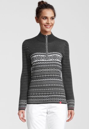 Fleece jumper - black