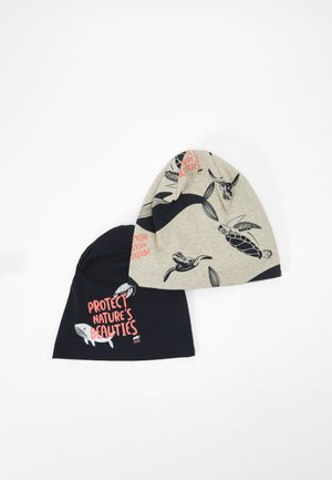 Name it NMNMIDI ANIMALPLANET UNISEX 2 PACK - Σκούφος - dark sapphire/peyote mélange