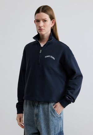 VARSITY ZIP - Sweatshirt - dark night navy