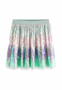 Next - SEQUIN  - A-lijn rok - green Miniatuurafbeelding 1