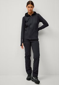 Áhkká KAPUZEN - Sudadera con cremallera - schwarz