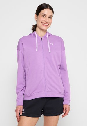 Under Armour, UA RIVAL TERRY OS FZ HOODED - Sweatjacke - ppl
