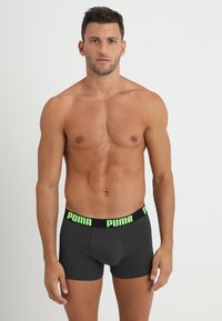 Puma 3 PACK - Trunks - black/green/grey