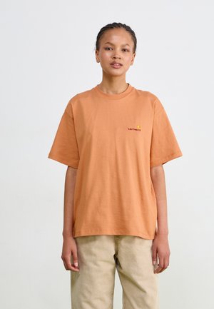 AMERICAN SCRIPT - Basic T-shirt - redhaven