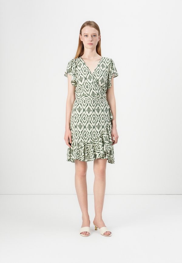 VINOKA V NECK WRAP DRESS - Freizeitkleid - birch