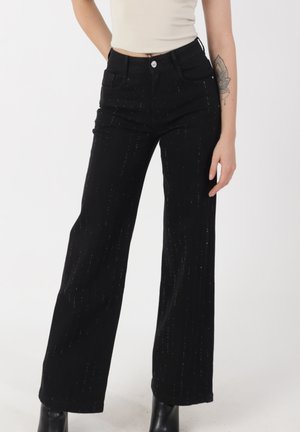 Elara Wide Leg - schwarz