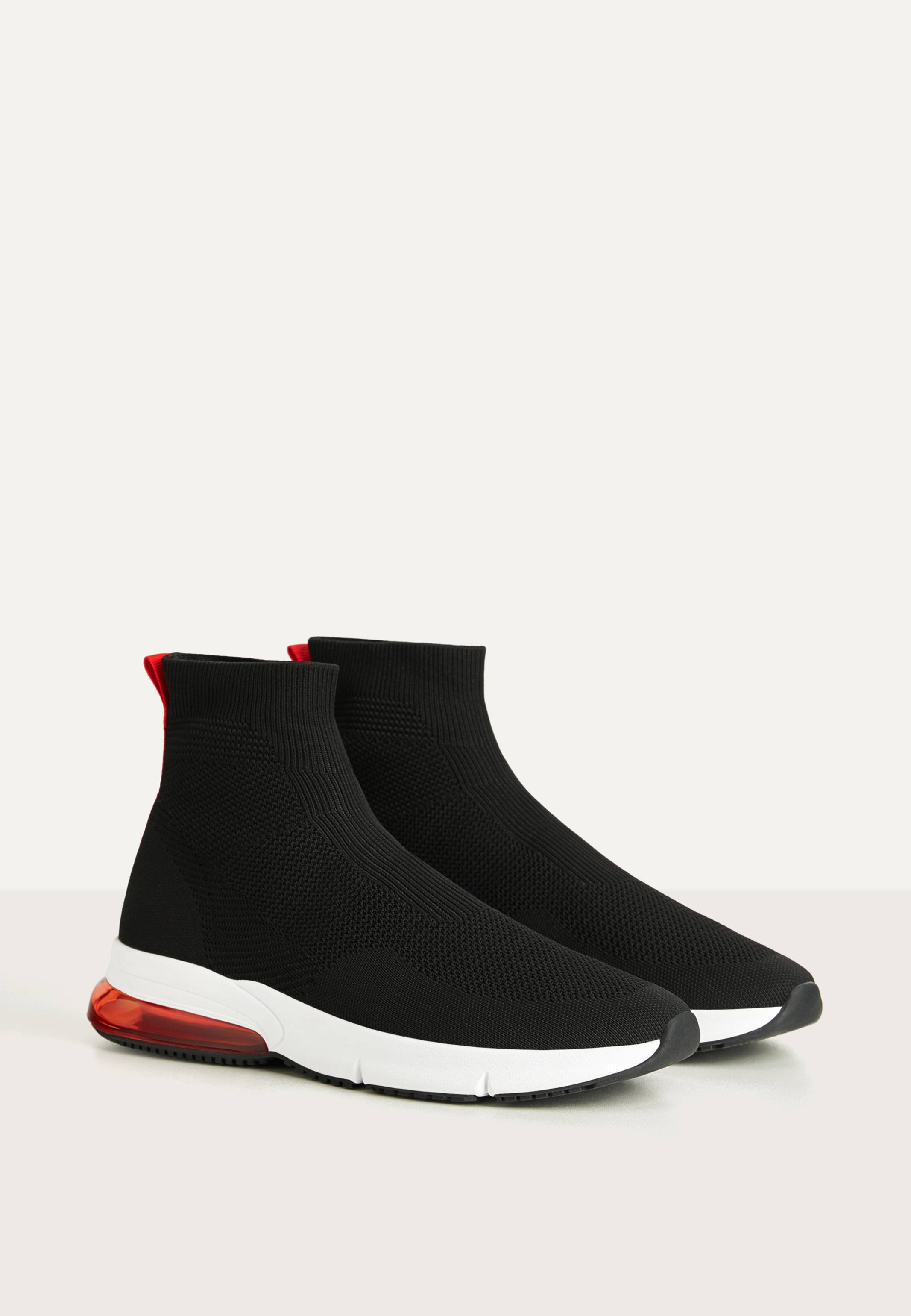 MIT ELASTISCHEM SCHAFT Höga sneakers black MIT ELASTISCHEM SCHAFT Höga sneakers black