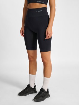 Hummel, SEAMLESS - Shorts ciclista - black