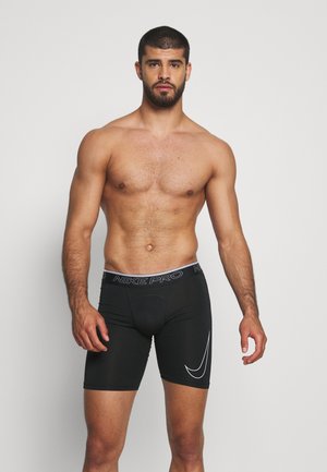 SHORT - Pants - black/white
