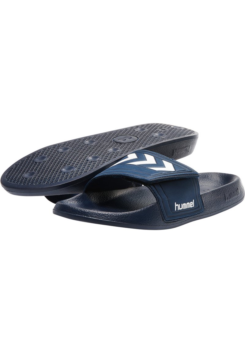 Herren Sandalen | Hummel Pantolette flach blue/blau - BO57292 Herren Sandalen | Hummel Pantolette flach blue/blau - BO57292