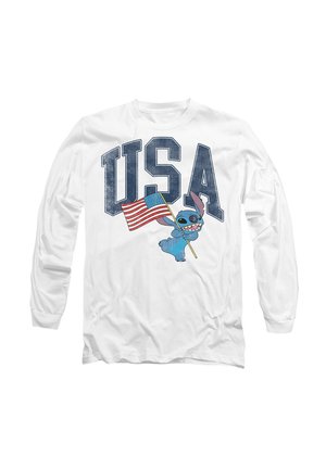 LILO STITCH USA - Long sleeved top - white