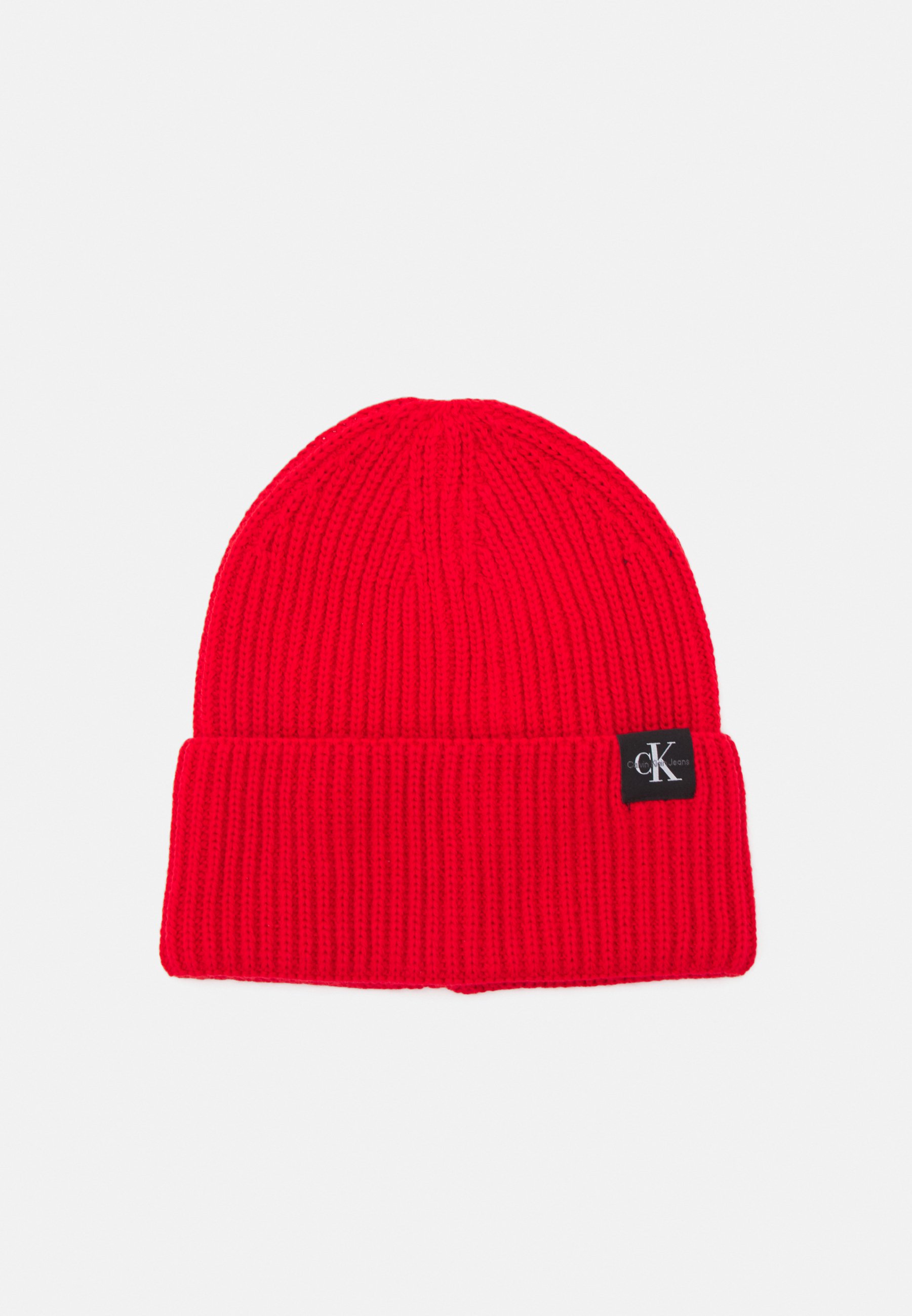 Calvin Klein Jeans MONOGRAM BEANIE UNISEX - Mütze - flaming chili