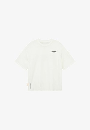 Cuera, OFFCOURT LOGO - T-shirt con stampa - off white w black