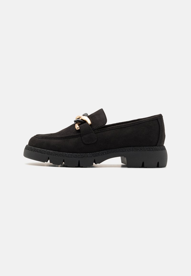 Scarpe Uomo Percy Easy Wide Fit – Comode, Chiudi In Velcro, Nere, Taglia Comoda