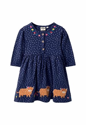 REGULAR FIT  - Nappali ruha - navy blue highland cow
