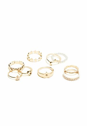 Bershka 9-PACK   - Ringe - gold-coloured