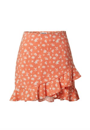 EDITED CHARLIE - Minijupe - orangemeliert mischfarben