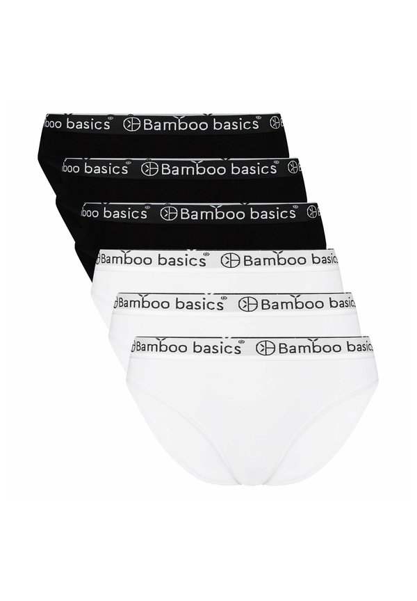 YARA 6ER PACK LOGO-BUND ATMUNGSAKTIV - Briefs - schwarz weiß4