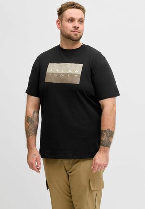 PLUS SIZE - T-shirts med print - black