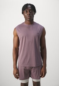 ICANIWILL STRIDE SLEEVELESS MEN - Viršus - grey lavender