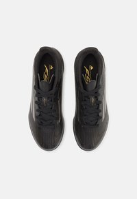 adidas Performance F50 LEAGUE TF J - Botines de fútbol para césped - core black/iron metallic/gold metallic