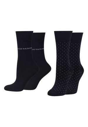 4ER BASIC DOT - Socken - paar navy