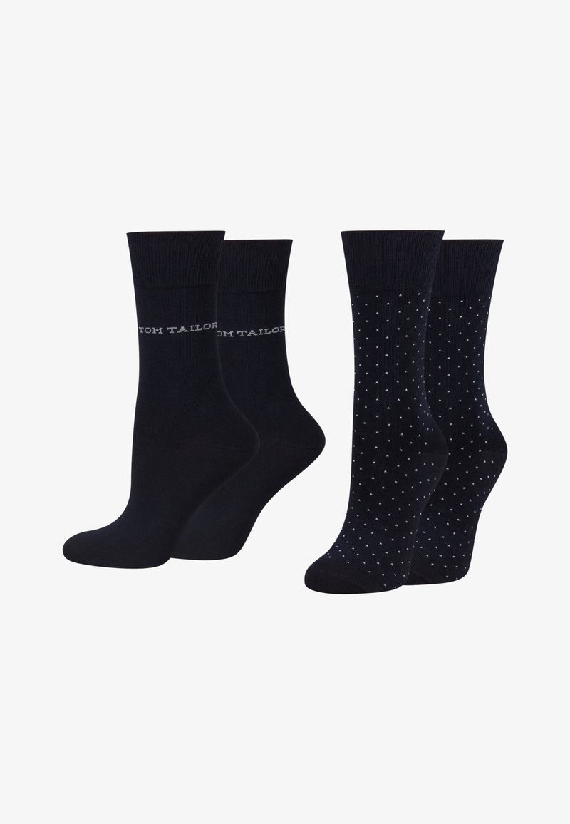 TOM TAILOR 4ER BASIC DOT - Socks - paar navy