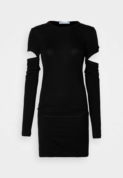 Helmut Lang SLASH DRESS - Dzsörzéruha - black