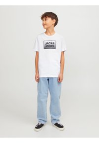 JACK & JONES Jcoflorals Tee Fst Jnr - T-Shirt Bambino E Ragazzo - Modello Stampa Floreale - 2